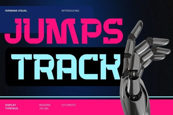 A Review of the Jumps Track Display Font for Editorial Design