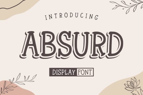 Absurd Display Font: Sweet & Playful Design for Joyful Projects