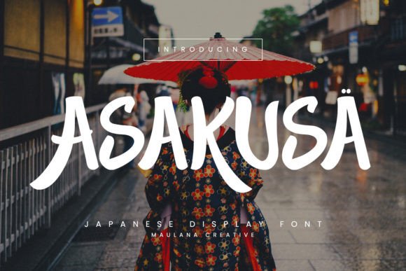 Asakusa: A Modern Display Font for Creative Makers