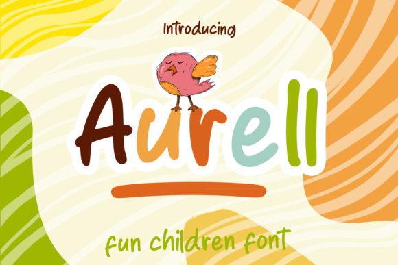 Aurell: A Playful Display Font That Makes Small Brands Shine