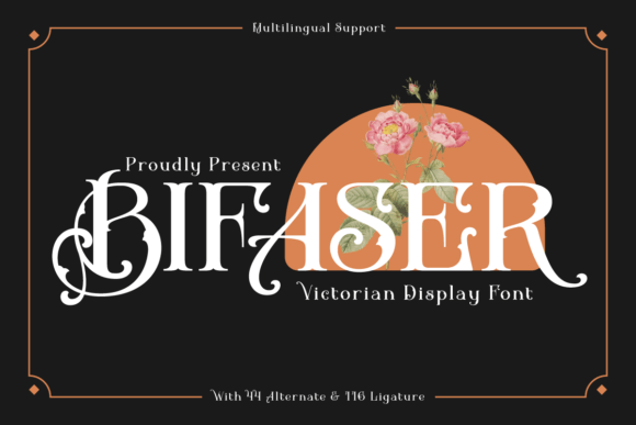 Bifaser: The Display Font for Strong and Classy Branding