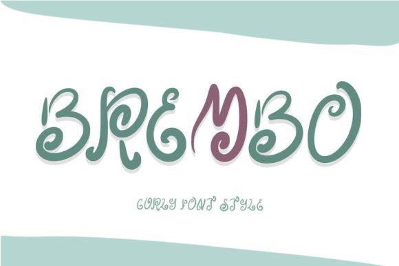 Brembo Font: A Curly, Elegant Typeface for Business Branding