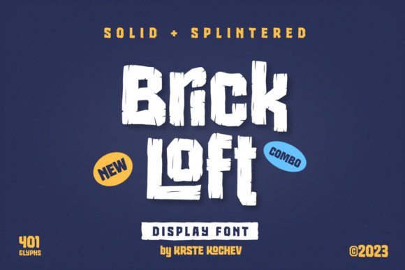 Brick Loft Font Review: A Distorted Display Typeface