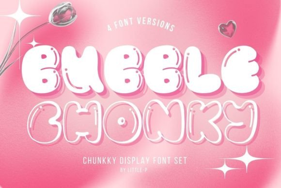 Bubble Chonky: A Playful Display Font for Editorial Design