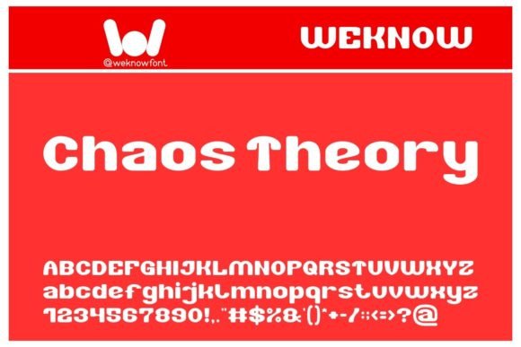 Chaos Theory: A Creative Font for Maker Projects