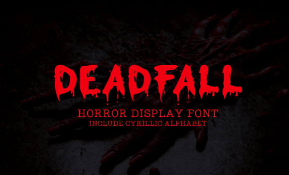 Deadfall: A Horror Display Font for Bold Branding