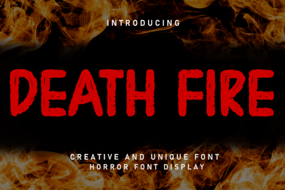 Death Fire: The Premium Display Font for Your Business Branding