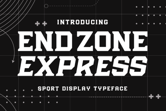 Endzone Express: The Bold Sport Display Font