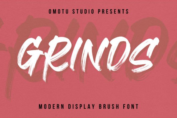 Grinds: The Handwritten Brush Font for Campaign-Ready Design