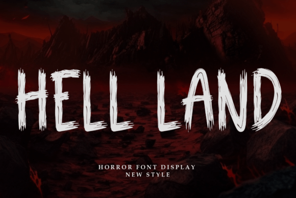 Hell Land Font: A Maker's Favorite for Bold and Cute Handwritten Designs