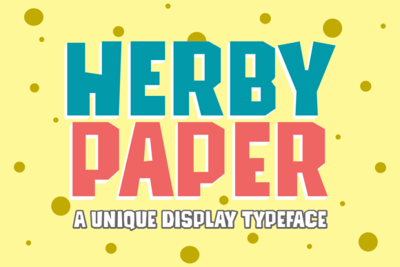 Herby Paper Font: A Monoline Handwritten Design Tool