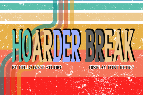 Hoarder Break: A Retro Display Font for Standout Branding