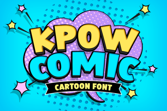 Kpow Comic: A Bold Display Font with Playful Charm