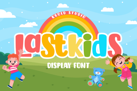 Lastkids: The Thick Display Font for Creative Websites
