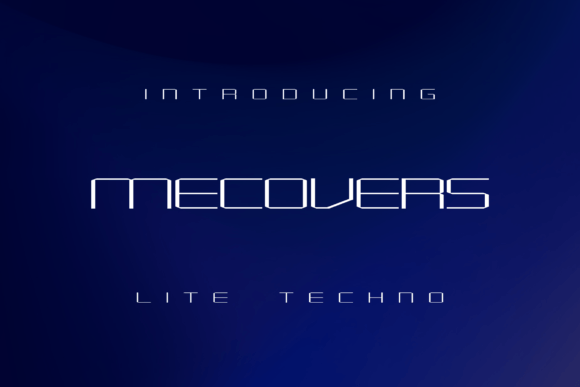 Macovers Font Review: A Techno-Lite Display Typeface