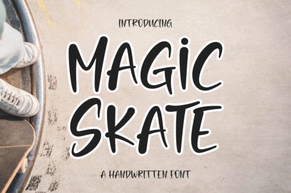 Magic Skate Font: A Lovely Handwritten Display Typeface