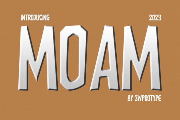 Moam: The Quirky Display Font That Brings Products to Life