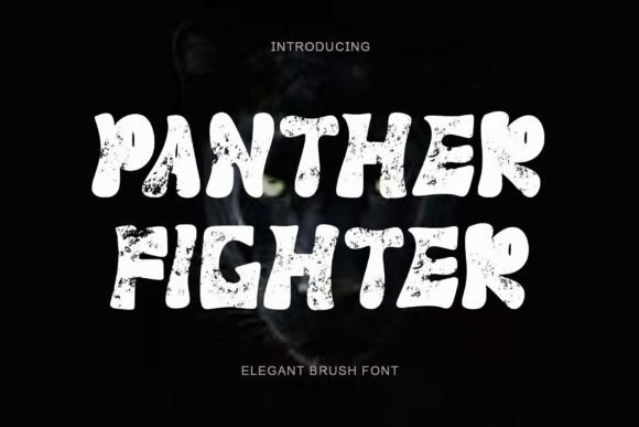 Panther Fighter: A Modern Brush Font for Bold Branding