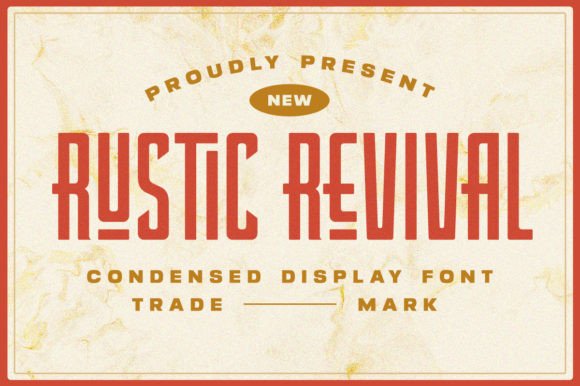 Rustic Revival Font for Authentic Branding Projects
