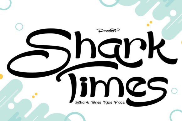 Shark Times Font: Handcrafted Display Typeface for Bold Designs
