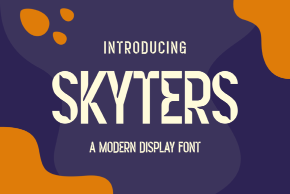 Skyters: A Bold Display Font for Scroll-Stopping Brand Content