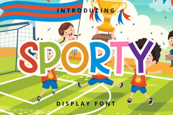 Sporty: The Fun Display Font for Small Business Branding