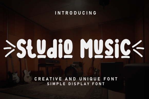 Studio Music: A Sweet Handwritten Display Font for Creators