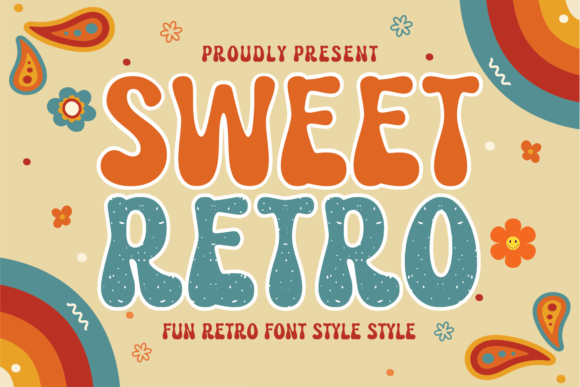 Sweet Retro Display Font for Playful Editorial Layouts