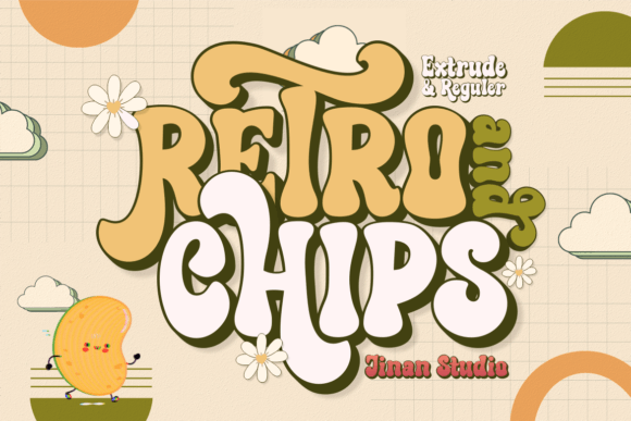 Testing the Retro and Chips Font for Online Branding