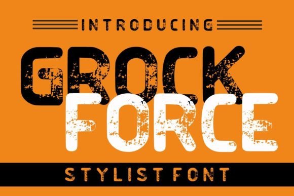 The Grock Force Font: A Bold Typeface for Building Your Business Brand