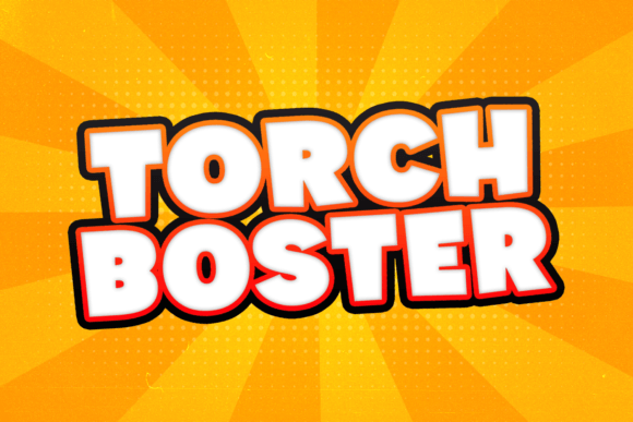 Torch Boster Font: A Bold Display Typeface for Digital Projects