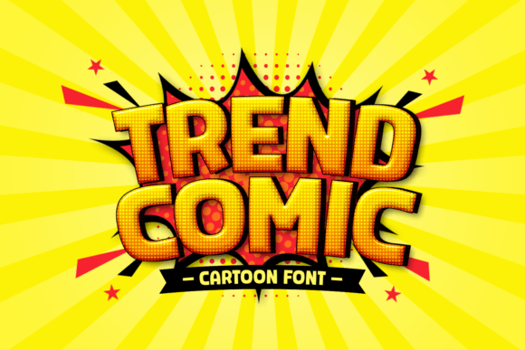 Trend Comic: A Bold Cartoon Font for Makers and Sellers