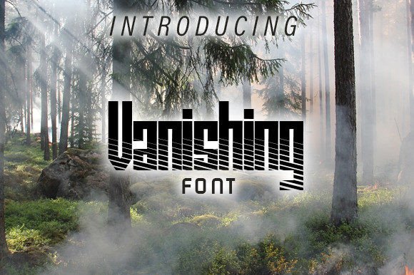 Vanishing Display Font for Crafters & Product Creators