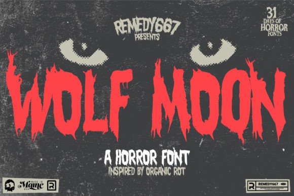 Wolf Moon: The Gritty Display Font That Holds Nothing Back